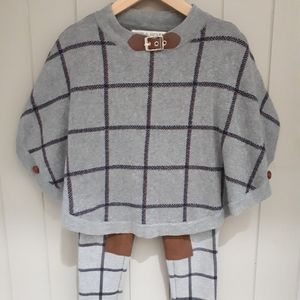 Hope & Henry sweater cape and riding pant